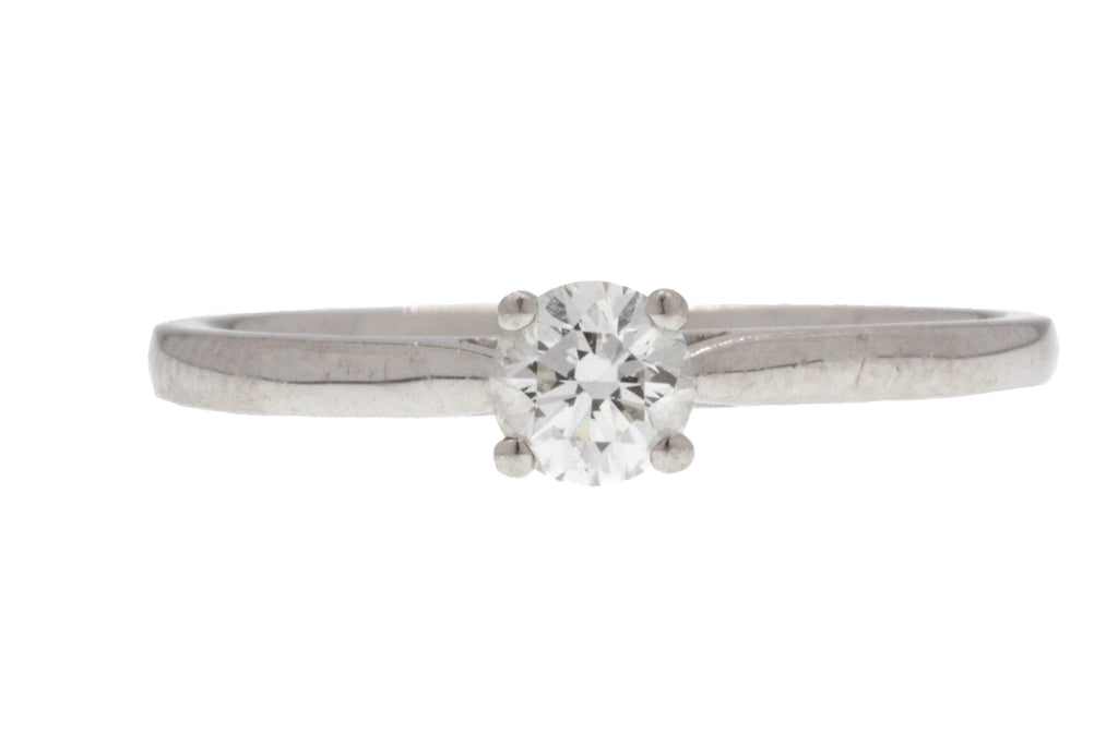 Platinum & Diamond Solitaire Engagement Ring, 0.30ct