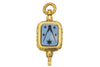 Antique 'Stars & Compass' Masonic Watch Key Pendant