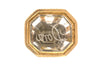 9ct Gold Rock Crystal Seal Pendant, 'Dora' Intaglio