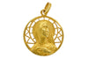 Antique French 18ct Gold Madonna Pendant