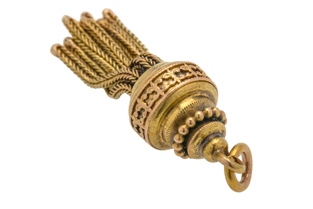 Antique 9ct Gold Tassel Pendant