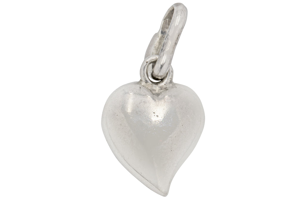 Victorian Silver Witches Heart Paste Charm