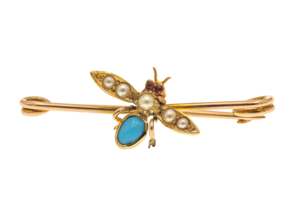 Victorian 9ct Gold Bug Brooch - Mappin & Webb LTP