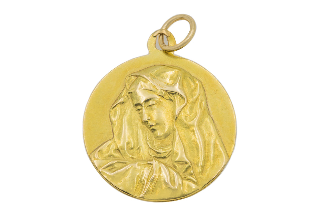 18ct Gold Virgin Mary Charm