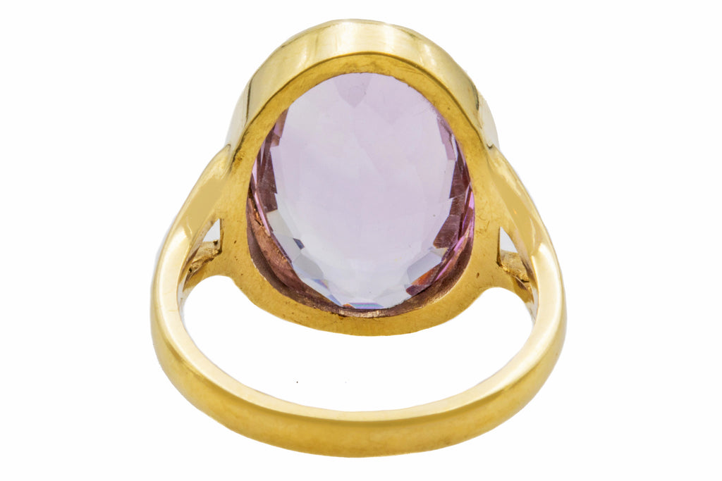 Large 9ct Gold Amethyst Ring, 6.80ct